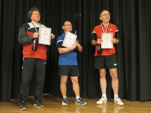 Herren B:
Joachim Auwärter (VfL Waiblingen), Stadtmeister Alex Vögele (TB Beinstein), Hans Müll (VfL Waiblingen)